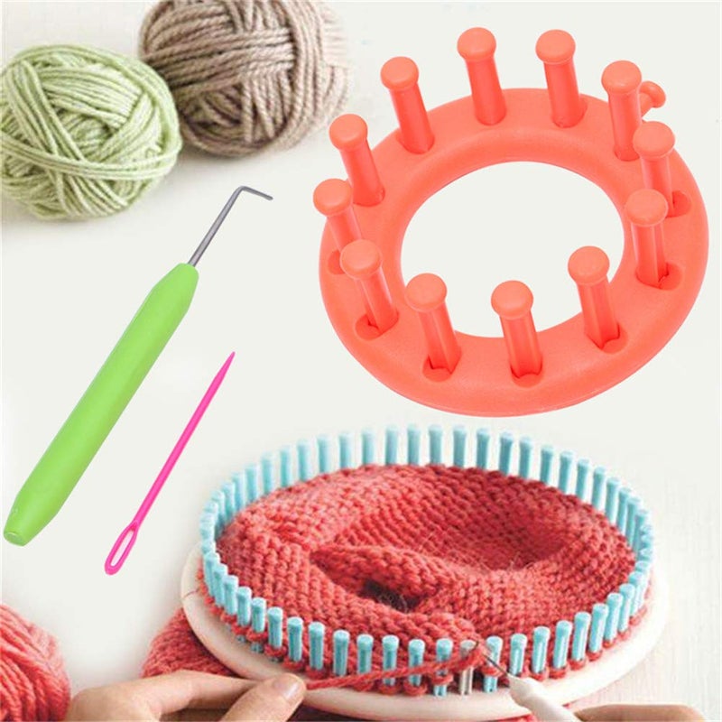 Mofuiry 4 Sets Knitting Loom Hooks, Crochet Hook Set with 8 Pieces Needles for Knifty Knitters ? - Image 5